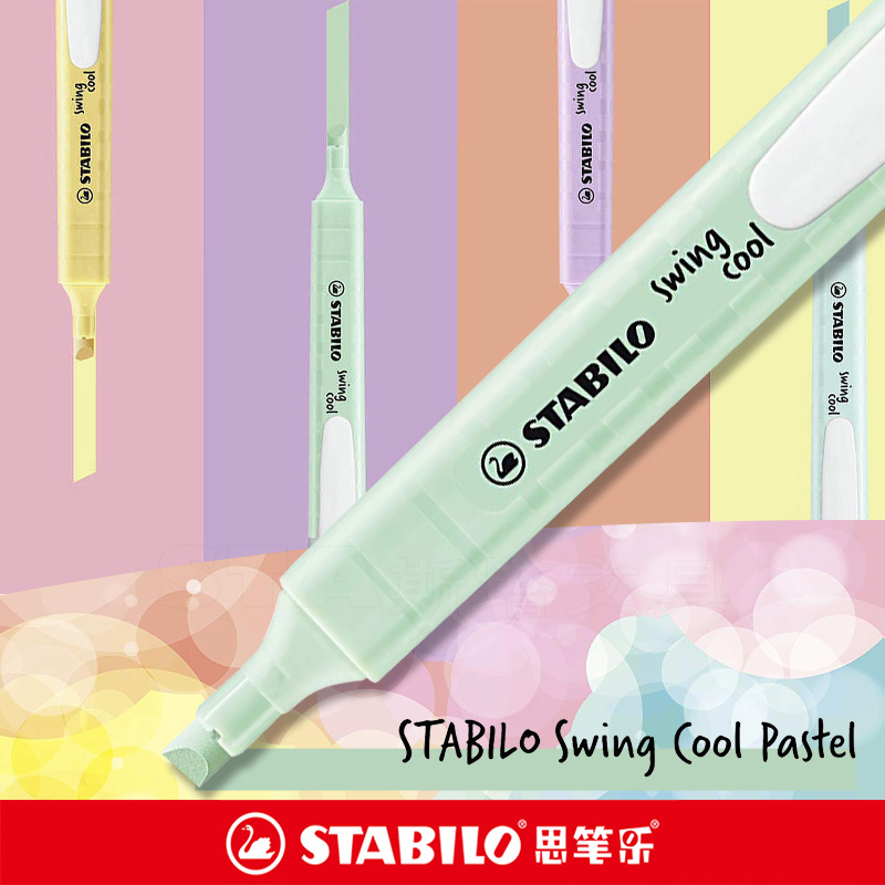Stabilo Marker Boss - 6 adet STABILO fosforlu 275 Macaron