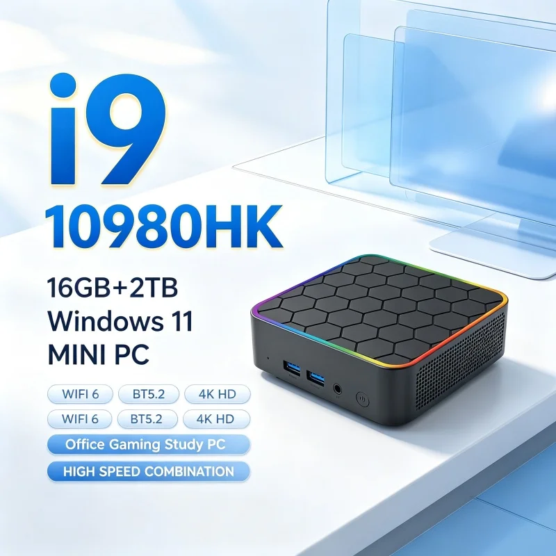 Home Office Windows 11 - Yüksek Performanslı Mini Bilgisayar Core I9-10980HK
