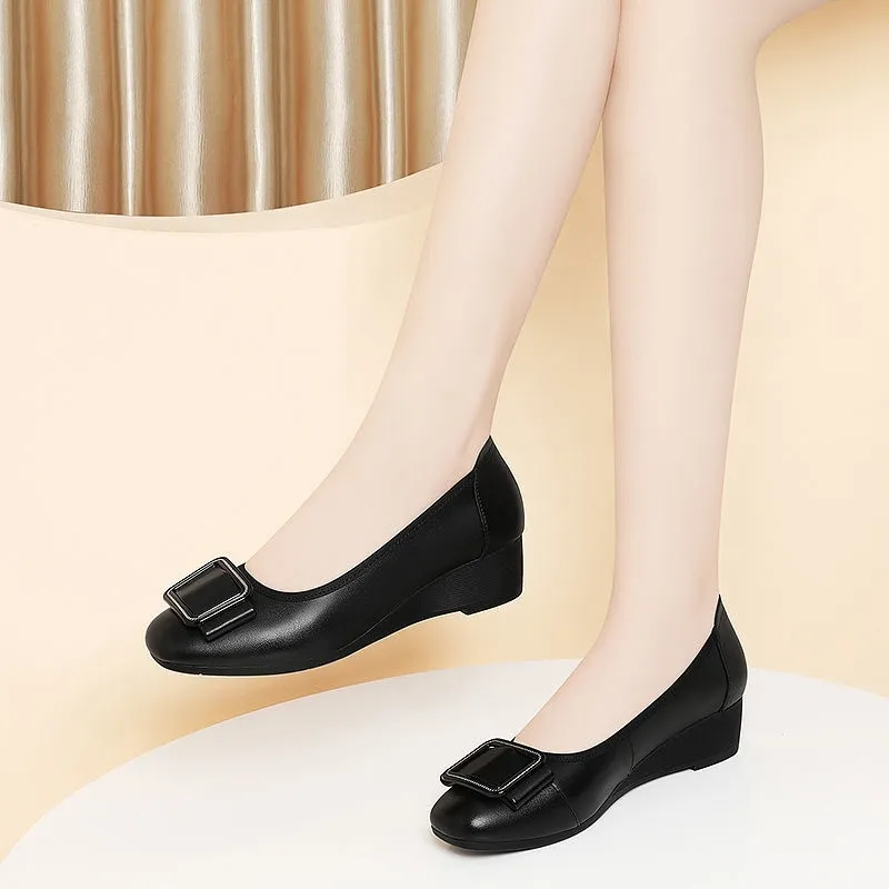 Home Office Inspiration - zapatos de mujer kadın sevimli yuvarlak