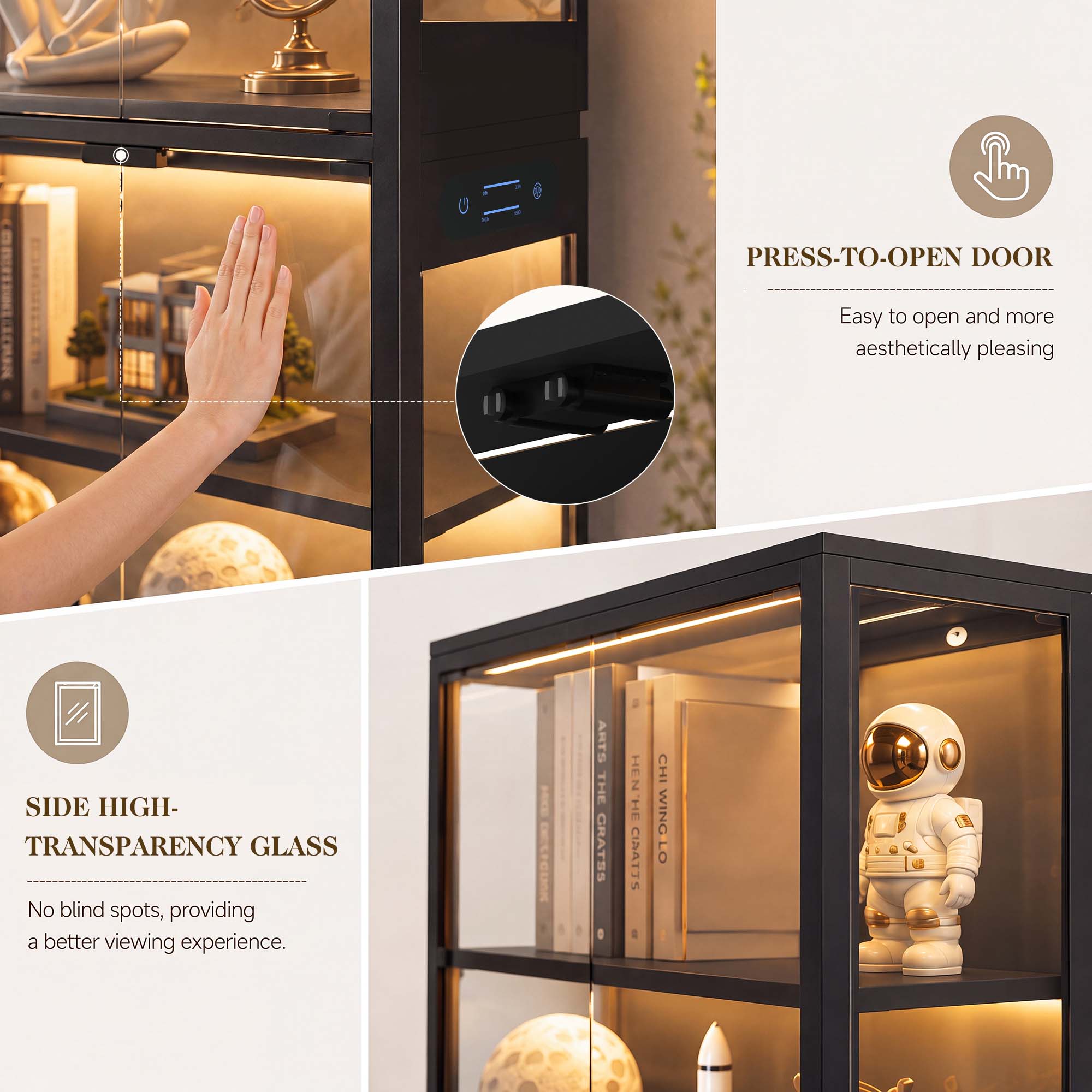 TCGBKAF 5 Katmanlı Cam Kapılı  - Home Office Inspiration incelemesi ve fiyatı