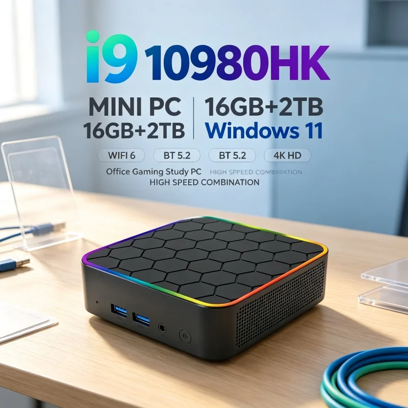 Intel Core I9‑10980HK Mini PC  - Home Office Windows 11 incelemesi ve fiyatı