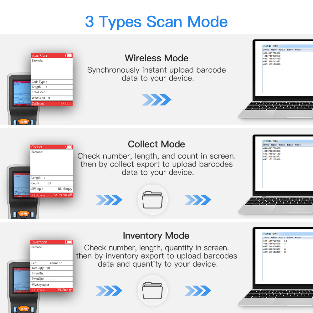 Eyoyo 1D Kablosuz Barkod Taray - Document Scanner Portable incelemesi ve fiyatı