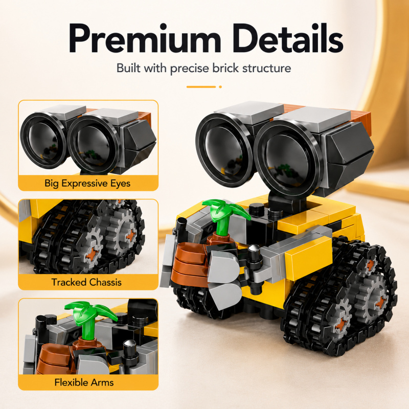 Mini Robot Yapı Blokları Seti, - Home Office Kit incelemesi ve fiyatı