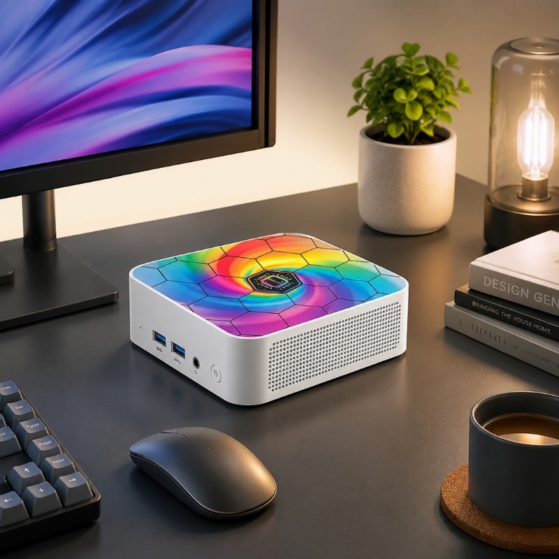 Renkli Kompakt İnce Mini PC Co - Home Office Windows 11 incelemesi ve fiyatı
