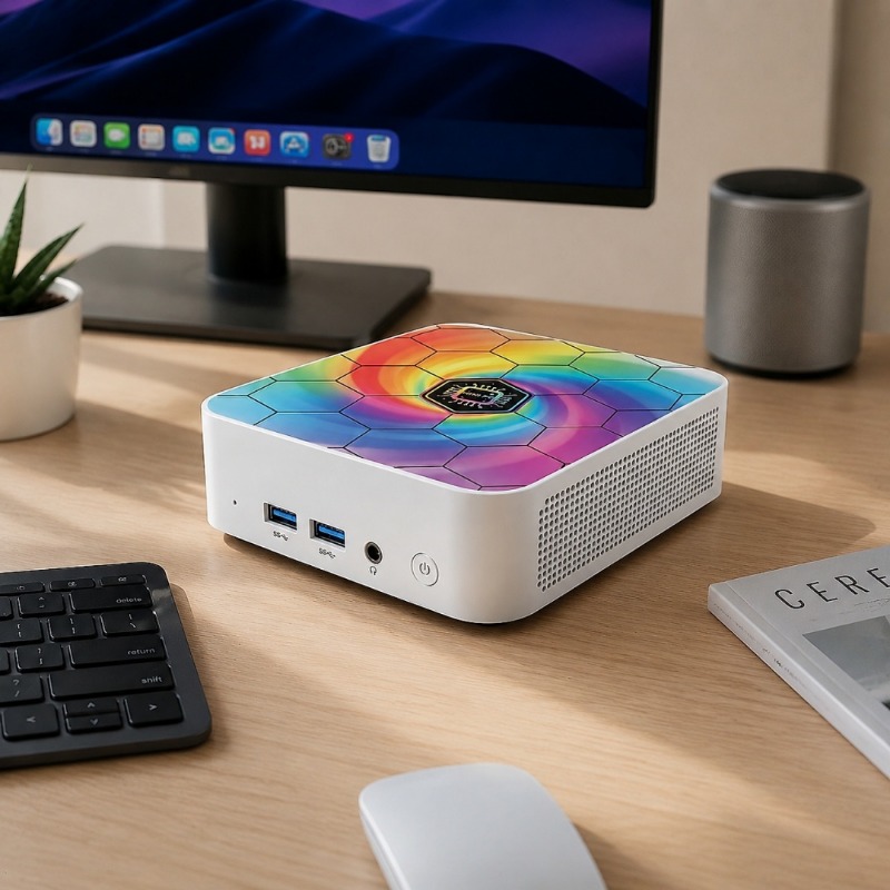 Renkli Kompakt İnce Mini PC Co - Home Office Windows 11 incelemesi ve fiyatı
