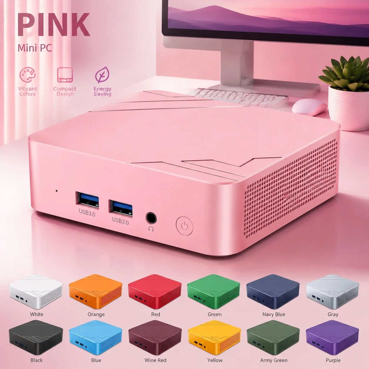 Çok Renkli Mini PC Intel I9‑10 - Home Office Windows 11 incelemesi ve fiyatı