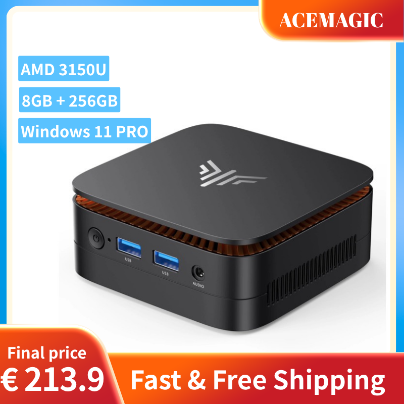ACEMAGIC Mini PC AMD 3150U (2C - Home Office Windows 11 incelemesi ve fiyatı