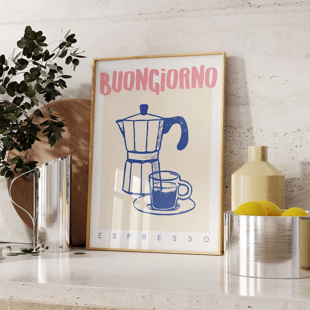 Modern Kahve Espresso Duvar Sa - Home Office Image incelemesi ve fiyatı