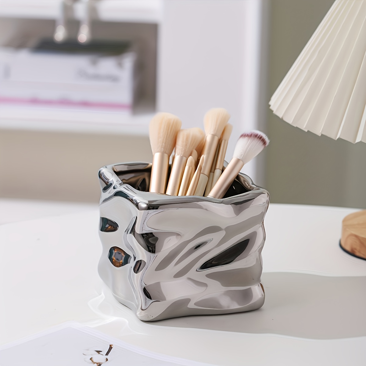 Seramik Makyaj Fırçası Düzenle - Home Office Organization incelemesi ve fiyatı