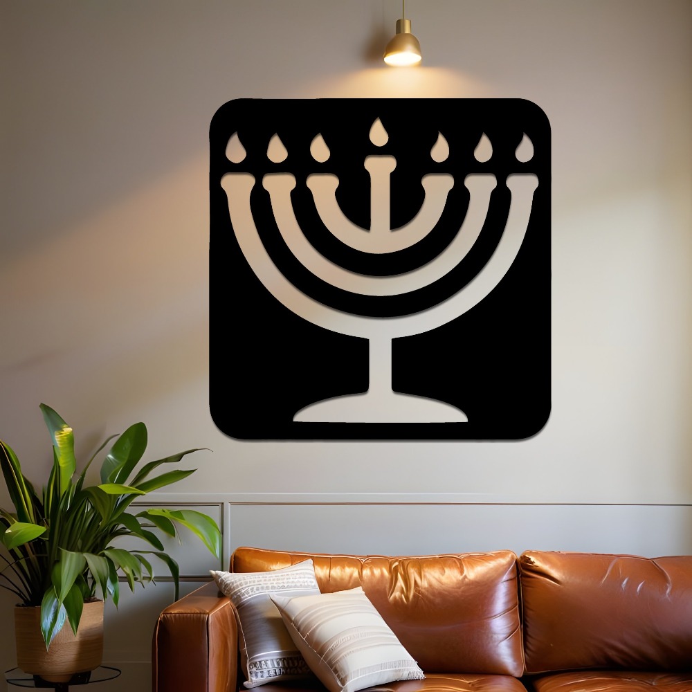 CIFBUY Vintage Menorah Metal D - Home Office Art incelemesi ve fiyatı
